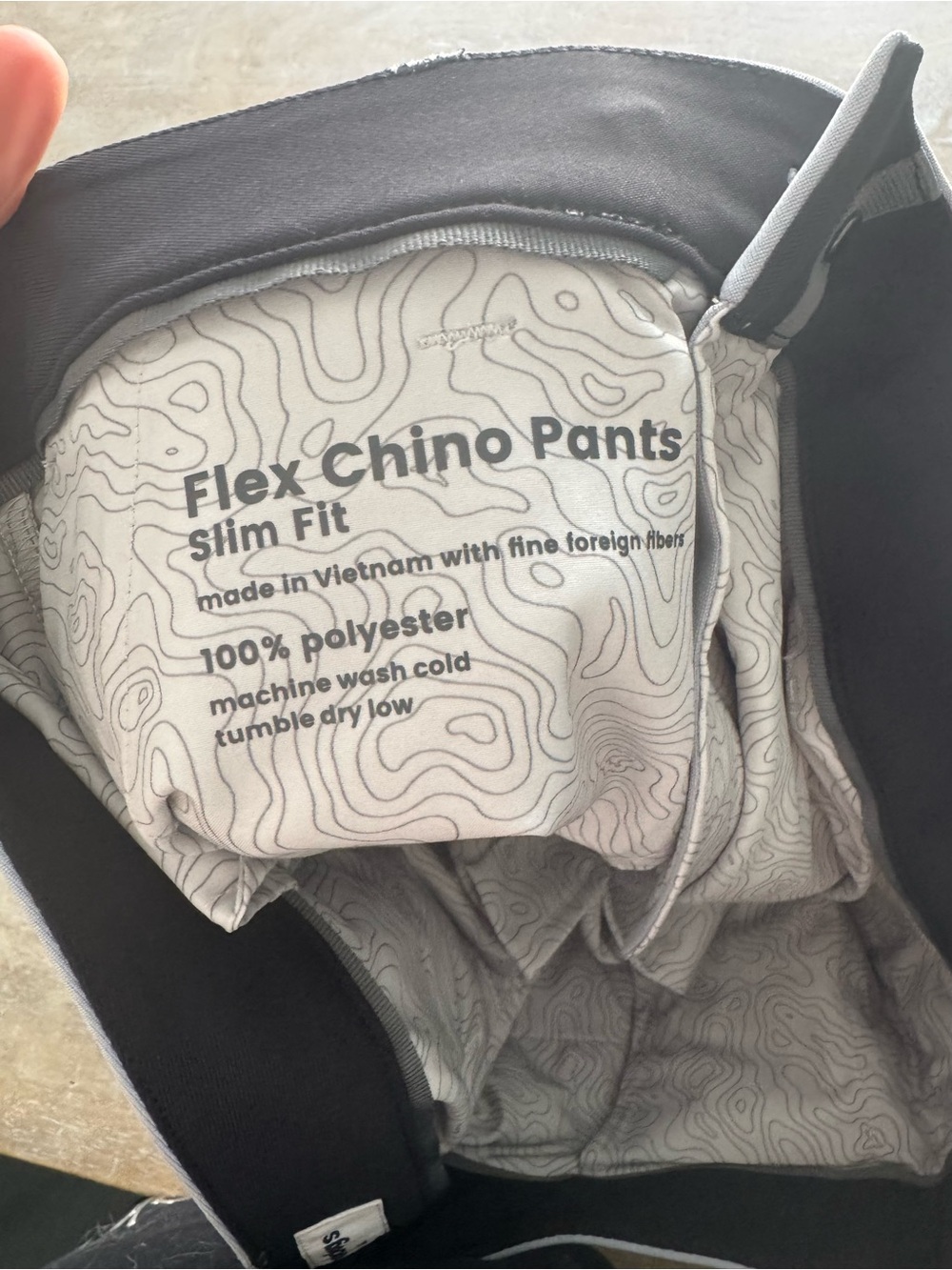 Birddogs Flex Chino Pants Slim Fit 32x32 New  Gray - Picture 3 of 4